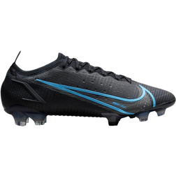 Nike Mercurial Vapor 14 Elite FG - Black/Iron Grey/Light Blue