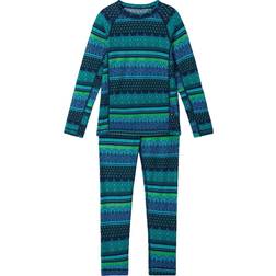 Reima Kid's Wool Bamboo Base Layer Set Taitoa - Navy (5200030B-6982)