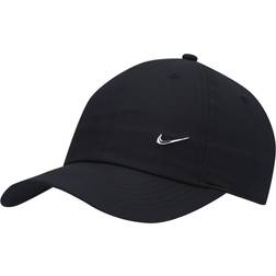 Nike Kid's Heritage86 Adjustable Hat - Black/Metallic Silver (AV8055-010)