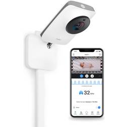 Miku Pro Smart Baby Monitor with Wall Mount Kit