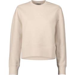 Casall Boxy Crew Neck Sweatshirt - Light Sand