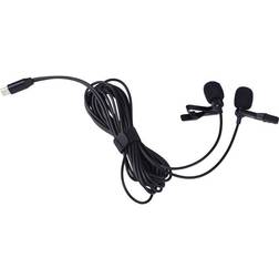 Renton Renton Dubbla Knapphålsmikrofon USB-C