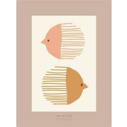 Vissevasse Bird and Fish Plakat