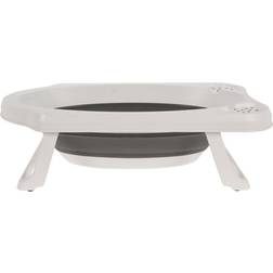 B2X Bathroom Solutions Foldable Baby Bathtub White and Grey