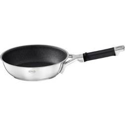 Rösle Corp Silence Pro Stainless Steel Frying Pan 3.1 H x 8.5 W x 15.4 D in Black/Gray
