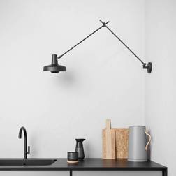 Grupa Products Arigato Long Black Wall light ∅ 22.8cm