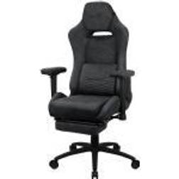 AeroCool Royal AeroSuede Universal-Gamingstuhl Gepolsterter Sitz Grau, Gaming Stuhl, Grau