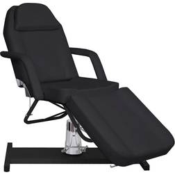 vidaXL Massagetisch Schwarz 180 x 62 x 87-112 cm Sessel