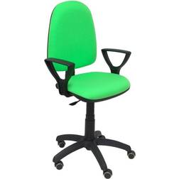 P&C Piqueras y Crespo Ayna Bali Accoudoirs Fixes Vert Pistache Chaise de bureau