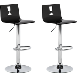 Beliani Set 2 Bar Stool