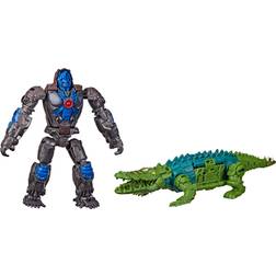 Hasbro Figurine Transformers L'Ascension des Bêtes Pack Optimus Primal et Skullcruncher