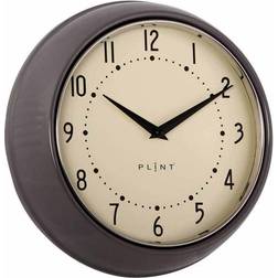 Plint Retro Wall Clock Non-Ticking Modern Väggklocka