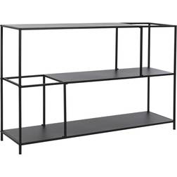 Dkd Home Decor Black Metal 120 Book Shelf