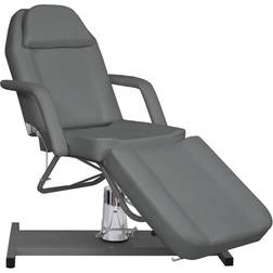 vidaXL Massagebord 180 x 62 x 87-112 cm Grå Lænestol