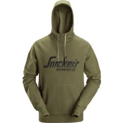 Snickers Workwear Logo Hoodie Khaki - Grün