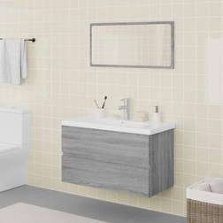 vidaXL Meubles De Salle De Bain Sonoma Gris