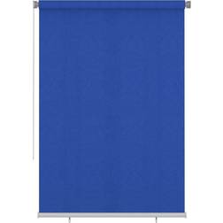 vidaXL Persiana Enrollable De Jard�ín HDPE Azul 160x230 cm