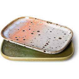 HKliving 70's ceramic small atlas set 2 Serving Tray