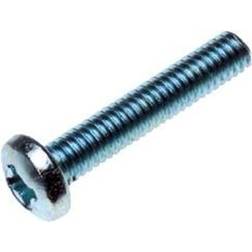 Dresselhaus maskinskruv 4.8 phillips-spår 4x30 elförzinkad, DIN 7985 100st
