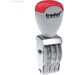 Trodat Datumstempel Classic 54112 12x3mm Silber