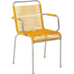 Fiam Mya Spaghetti Dining Chair with Armrest Yellow