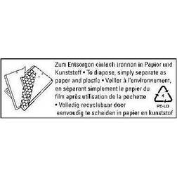 Luftpolstertasche 2374 E/2 210x265mm hk ws 100 St./Pack. Soennecken