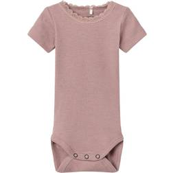 Name It Bodysuit Met Korte Mouwen - Roze/Lichtroze