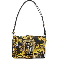 Versace Couture Baroque Motif Range Bag - Black