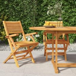 vidaXL Gartenstühle 2 Gartenessstuhl