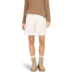 Only Lös Passform Shorts Vit
