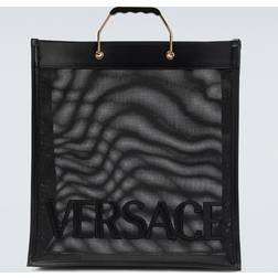 Versace Shopper Tote Bag Black