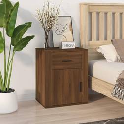 vidaXL 50x36x60 konstrueret træ Sengebord