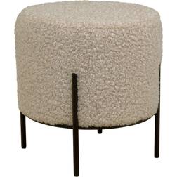 House Nordic Alford Grey Pouf 37cm