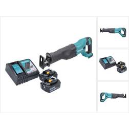 Makita djr 186 rg akku reciprosäge säbelsäge 18 v 2x akku 6,0 ah ladegerät