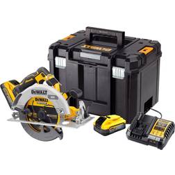 Dewalt Sega circolare portatile a batteria 18V DCS573H2T, 2x 5,0 Ah powerstack e caricabatterie