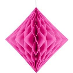 PartyDeco Honeycomb Papirsdiamant Pink
