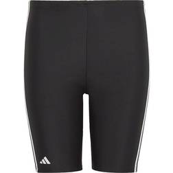 Adidas Junior Classic 3-Stripes Swim Jammers - Black/White (HR7479)