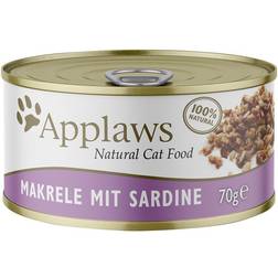 Applaws Latas Para Gatos 24 x 70 g - Caballa Y Sardinas