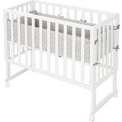 Roba & Bassinet 3in1 White Barrier Style grå