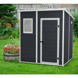 Keter Abri De Jardin Manor Pent 66 Gris Foncé