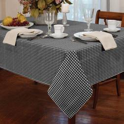 Alan Symonds Gingham Tablecloth Black