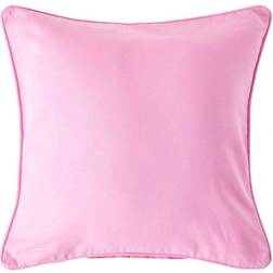 Homescapes Cotton Plain Cushion Cover Pink