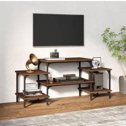 vidaXL brown oak, 117 TV Bench