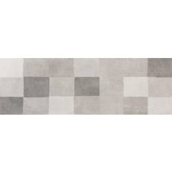 Wellker Wandfliese Oyster Quadra darkgrey