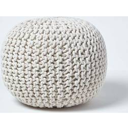 Homescapes Knitted Pouf 35cm