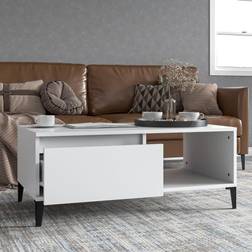 vidaXL white Engineered Side Coffee Table