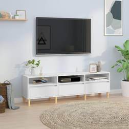 vidaXL white, 150 TV Bench