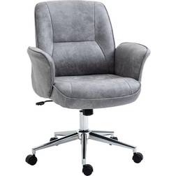 Vinsetto Swivel Light Grey Office Chair 102cm