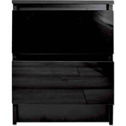 Fwstyle Contemporary Gloss Front 2 Bedside Table