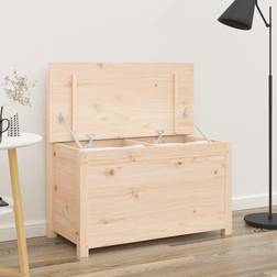 vidaXL Massivt Fyrretræ Bænk 80 x 41 x 77 cm Siddebænk
